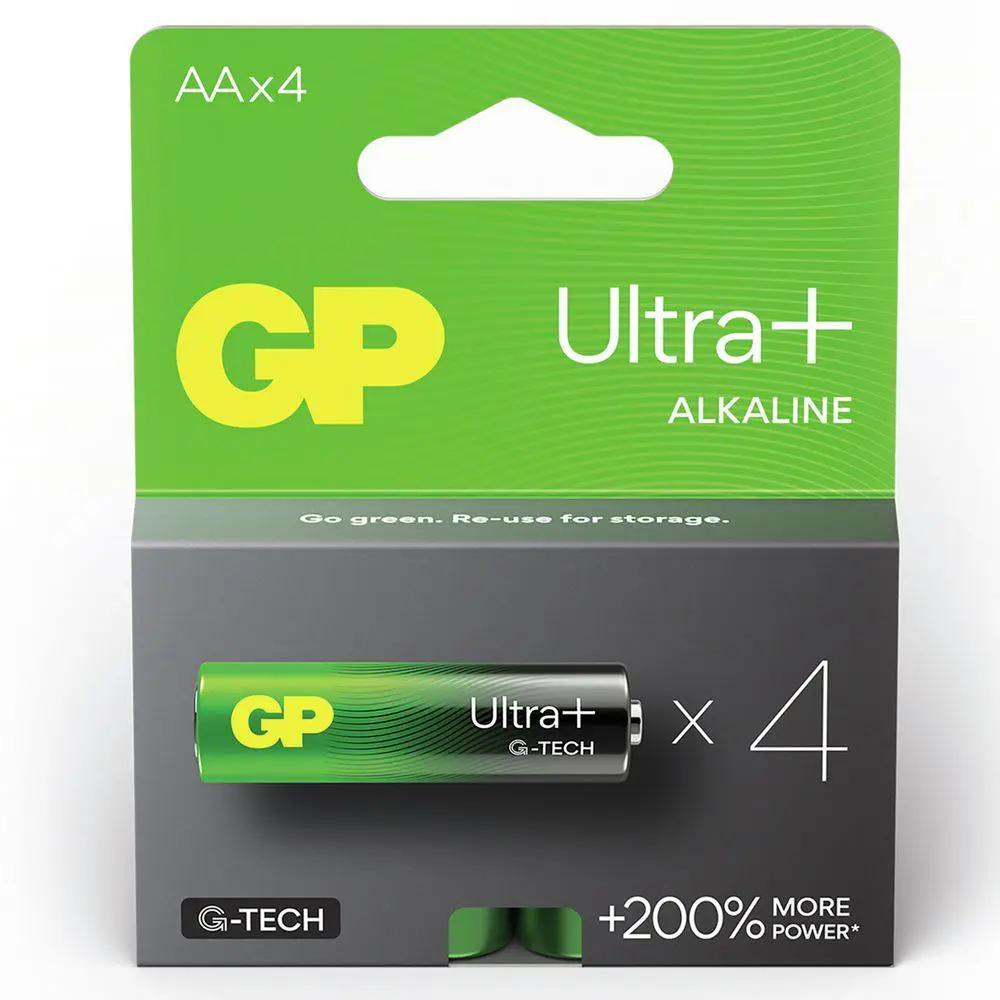AA battery GP Alkaline Ultra Plus 1.5V 4 pieces