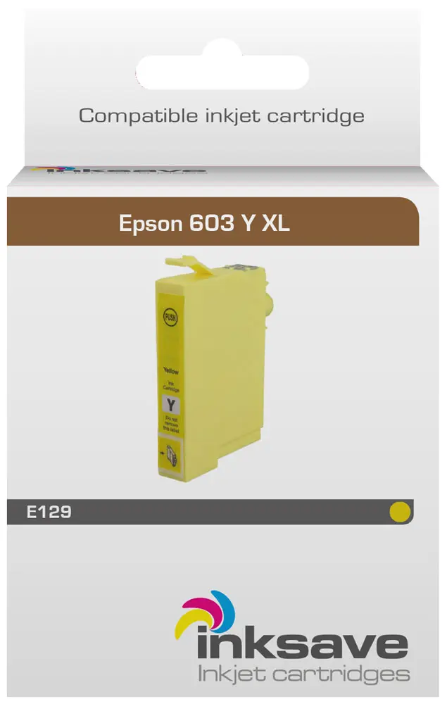 Inksave vervanging voor Epson 603 Y XL