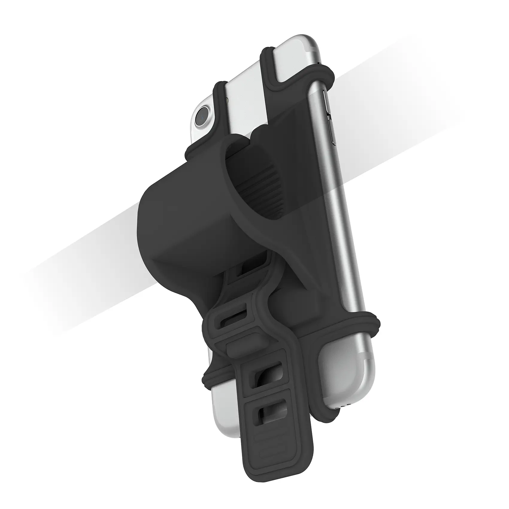 Silicon Telephone holder for Bicycle Black