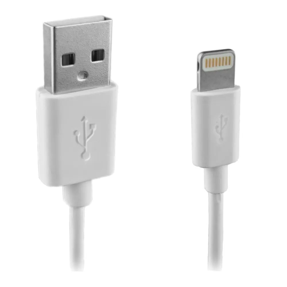 Cable de carga USB-A > Apple Lightning 2m blanco
