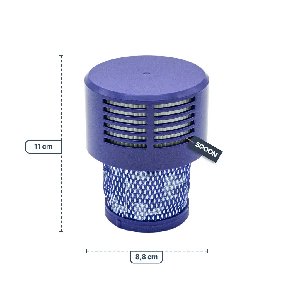 SQOON Filter geschikt voor Dyson V10 wasbaar
