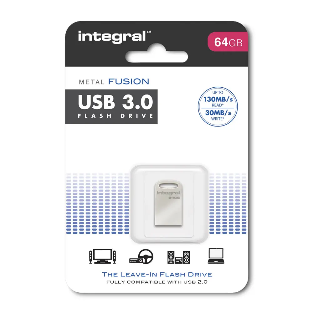 USB flash drive 64GB 3.0 Metal Fusion