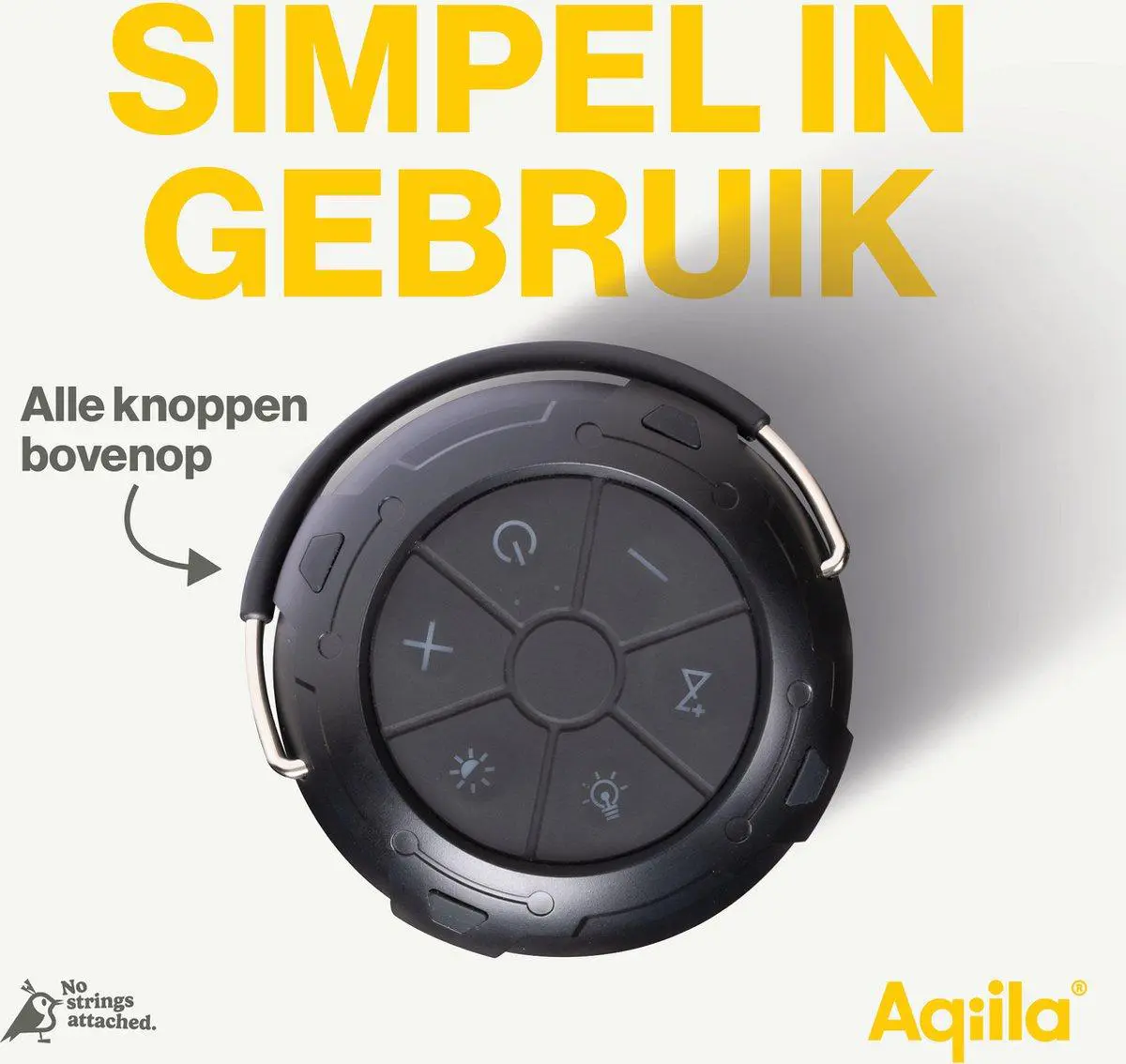 Aqiila Soundbird B10 3in1 Lamp, Speaker en Powerbank