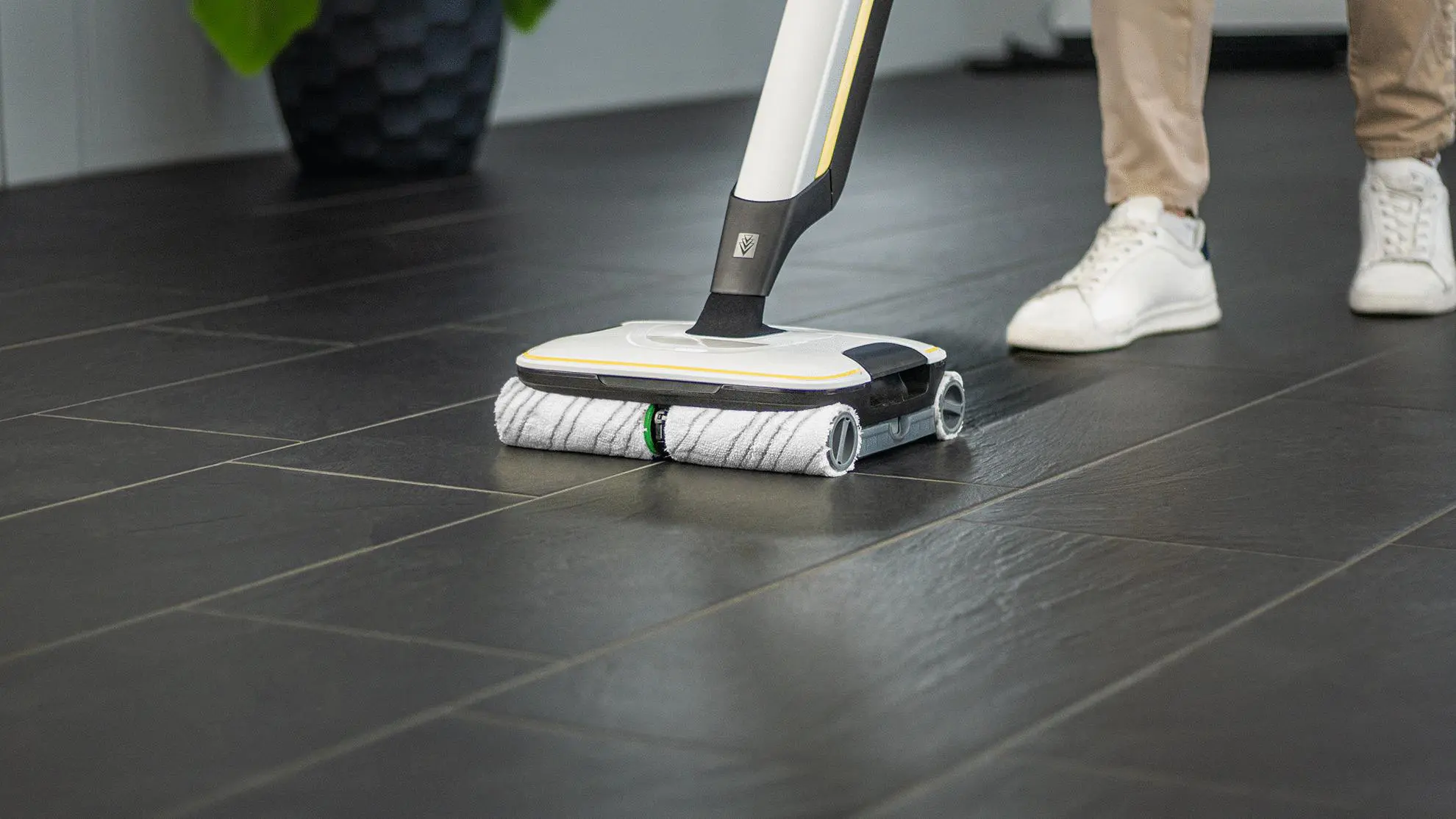 SQOON Roller Set suitable for Kärcher FC 3/4/5 microfiber gray