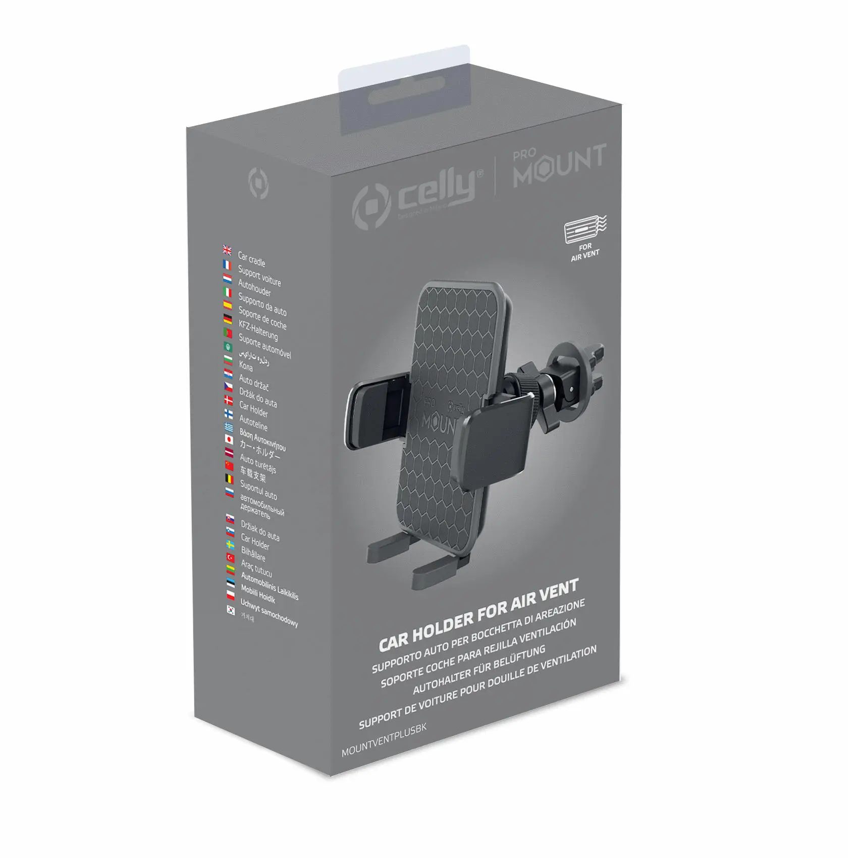 Telefoonhouder Plus ventilatierooster 360°