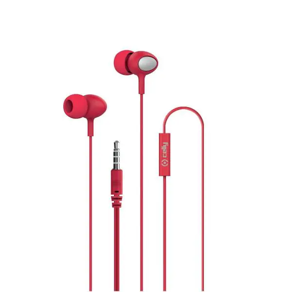 Stereo Oordopjes 3,5mm Rood