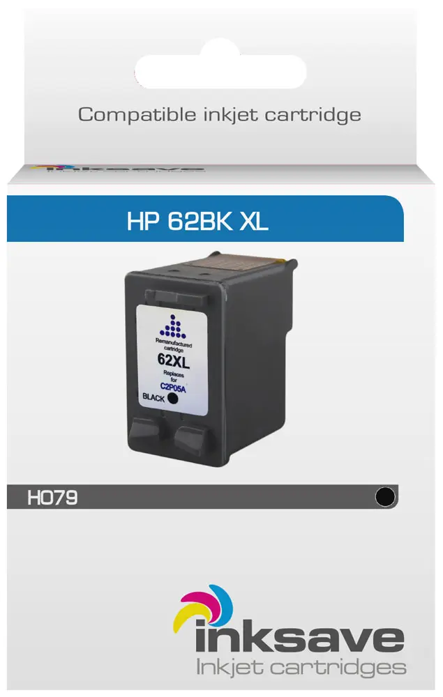 Inksave HP 62 BK XL