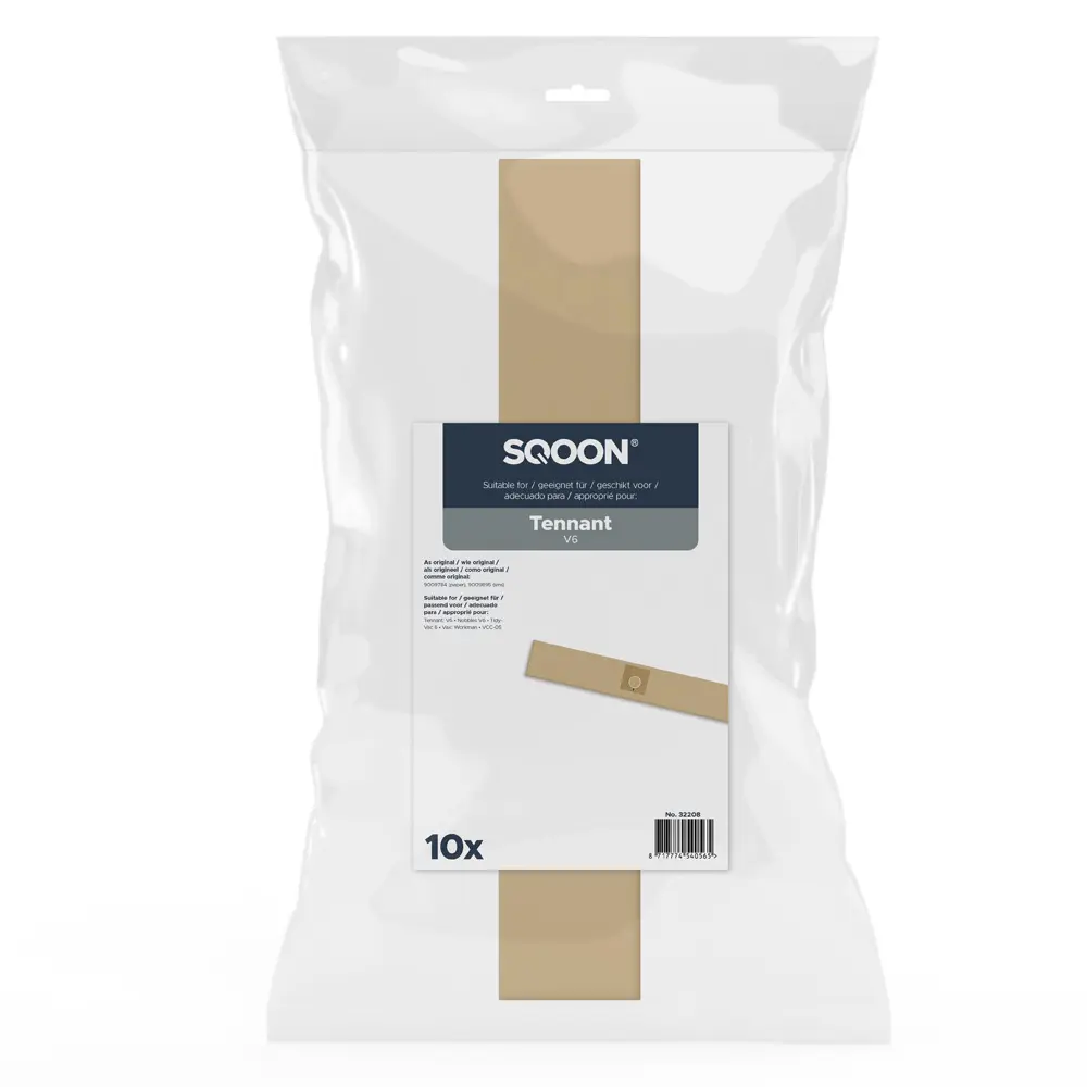 SQOON Vacuum cleaner bags suitable for Tennant V6