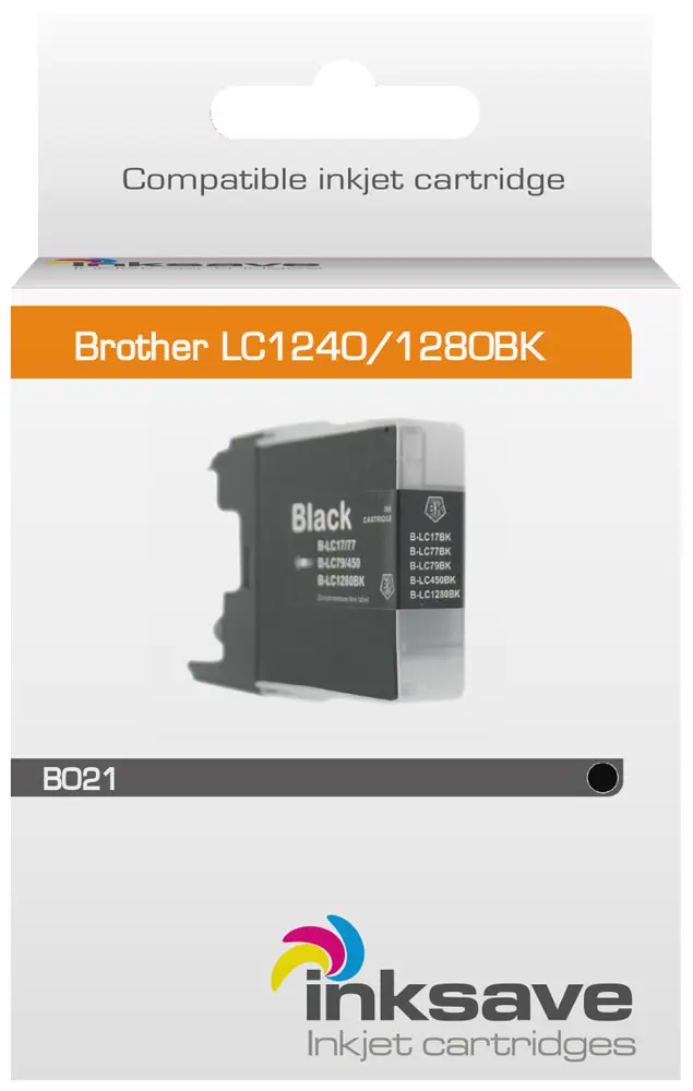 Inksave Brother LC 1240/1280 BK