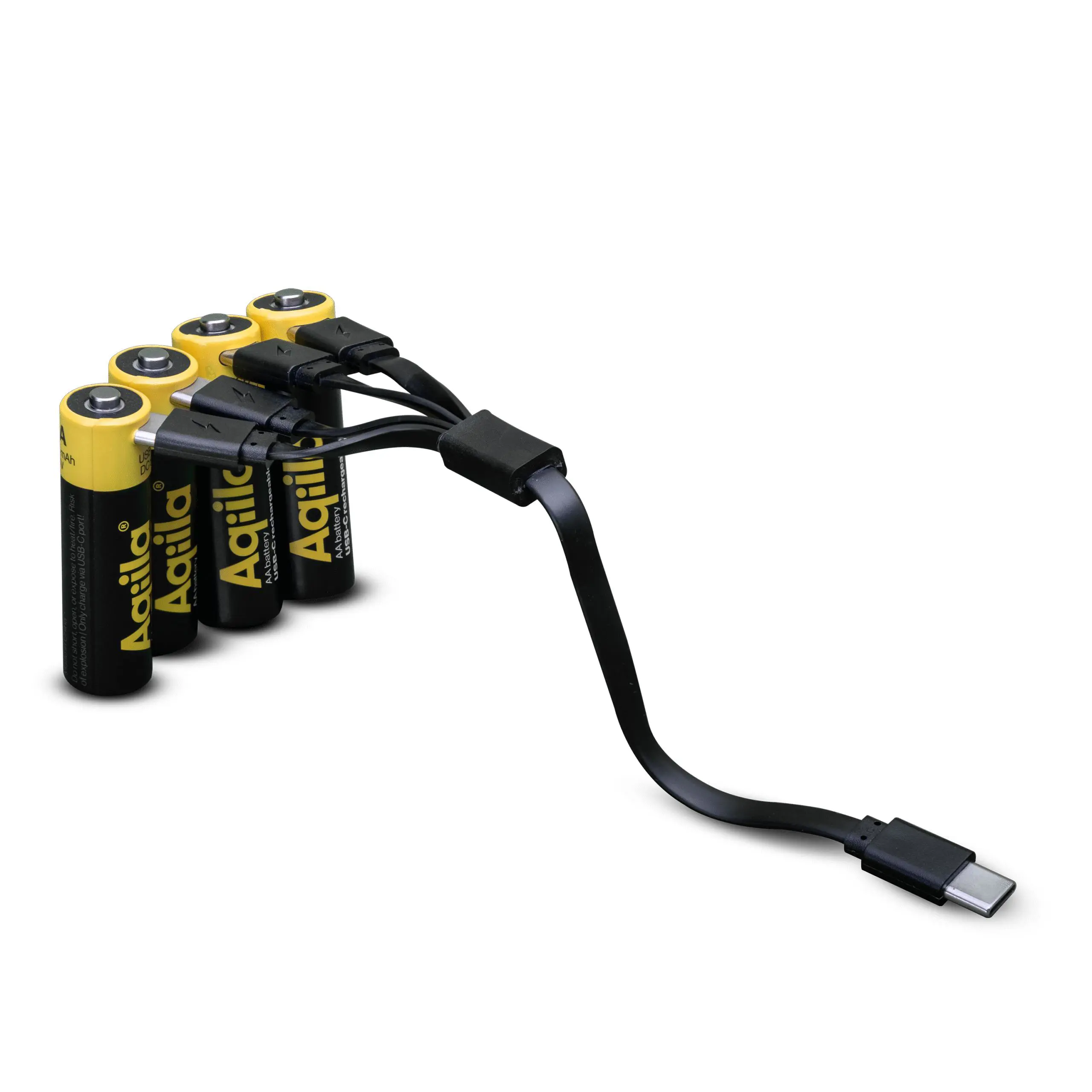 Aqiila AA Rechargeable Battery Aqiila USB-C 2000 mAh Li-Ion 1.5V, 4-pack