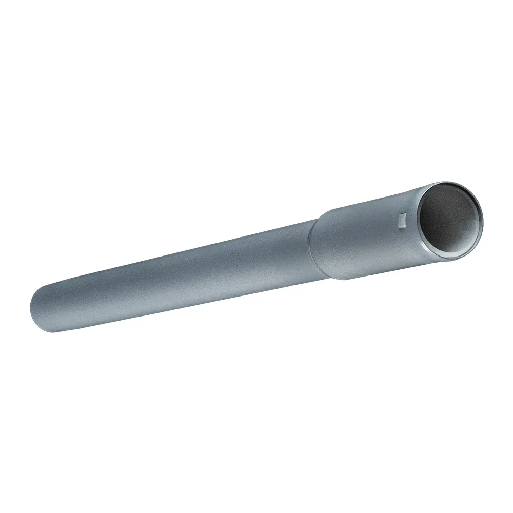 Suction tube 32 mm aluminium light grey length 50 cm
