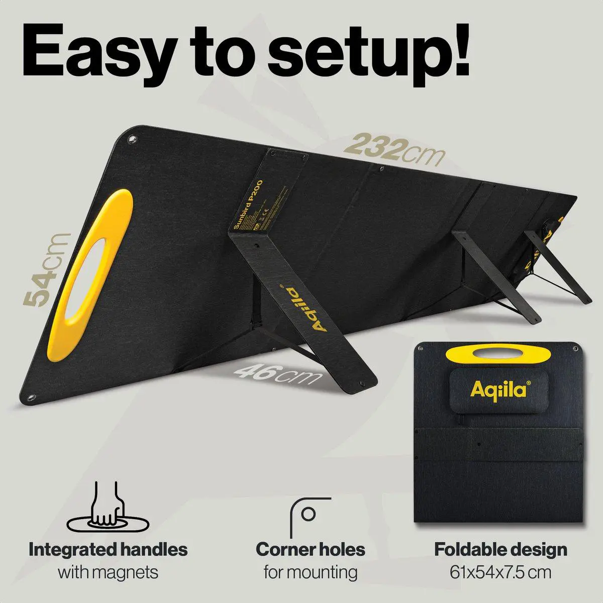 Aqiila Sunbird P200 Zonnepaneel 200W