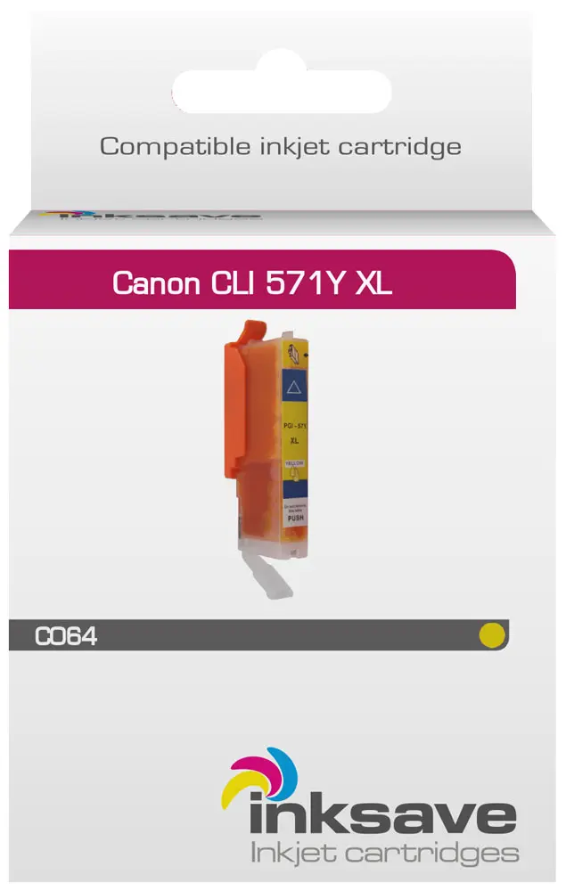 Inksave Canon CLI 571 Y XL