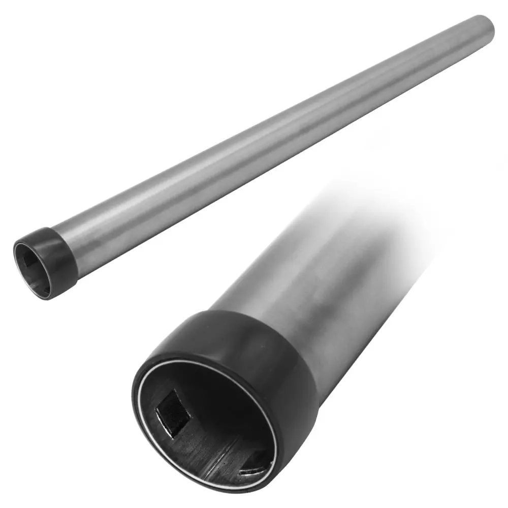 Tubo de aspiración STORSON de 38 mm de acero inoxidable con anilla, compatible con Numatic 602920