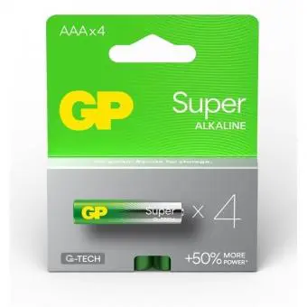 AAA battery GP Alkaline Super 1,5V 4 pieces