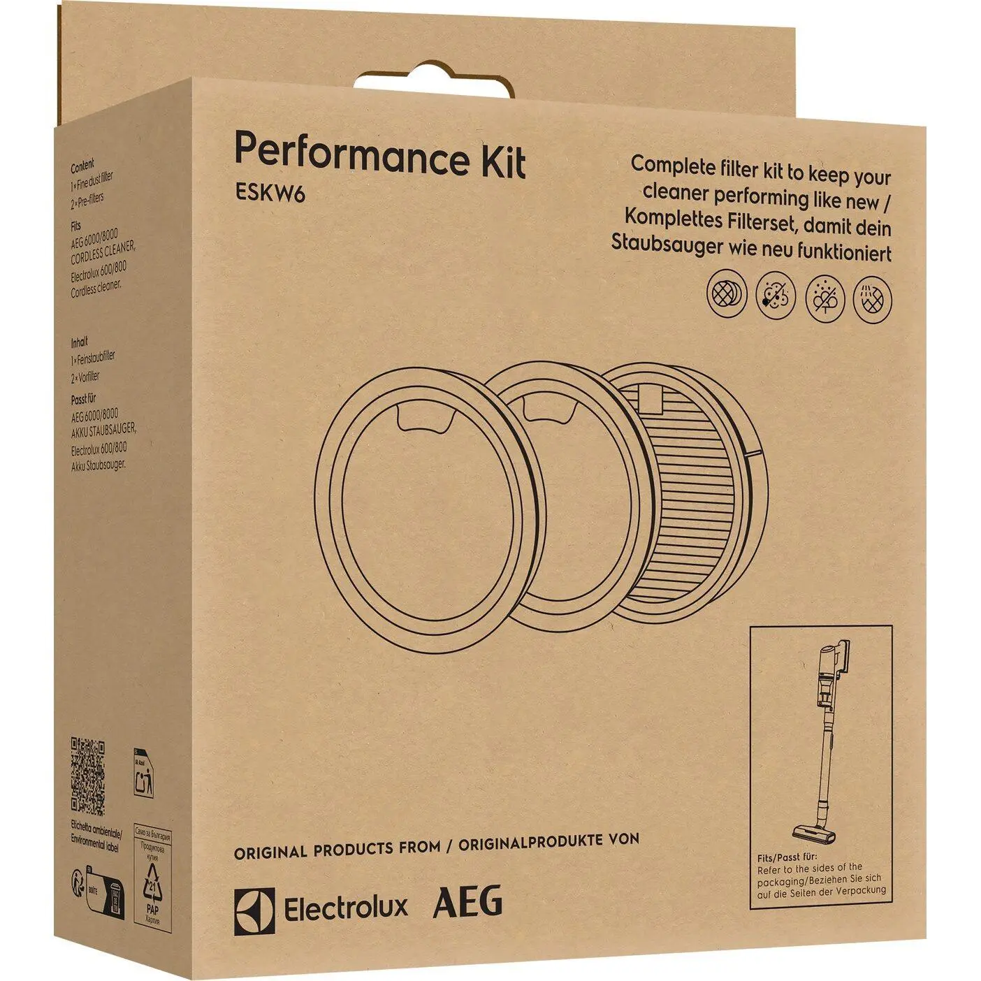Kit de performance ESKW6 pour les séries AEG 6000 et 8000