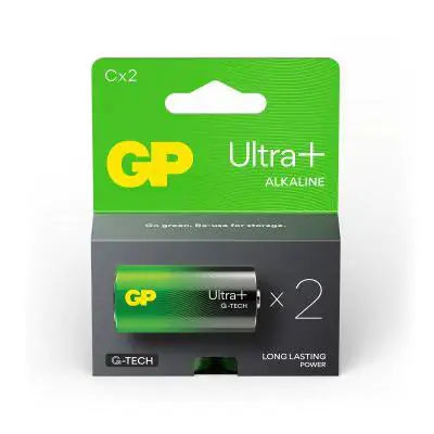 C Pila para bebé GP Alcalina Ultra Plus 1,5V 2 unidades