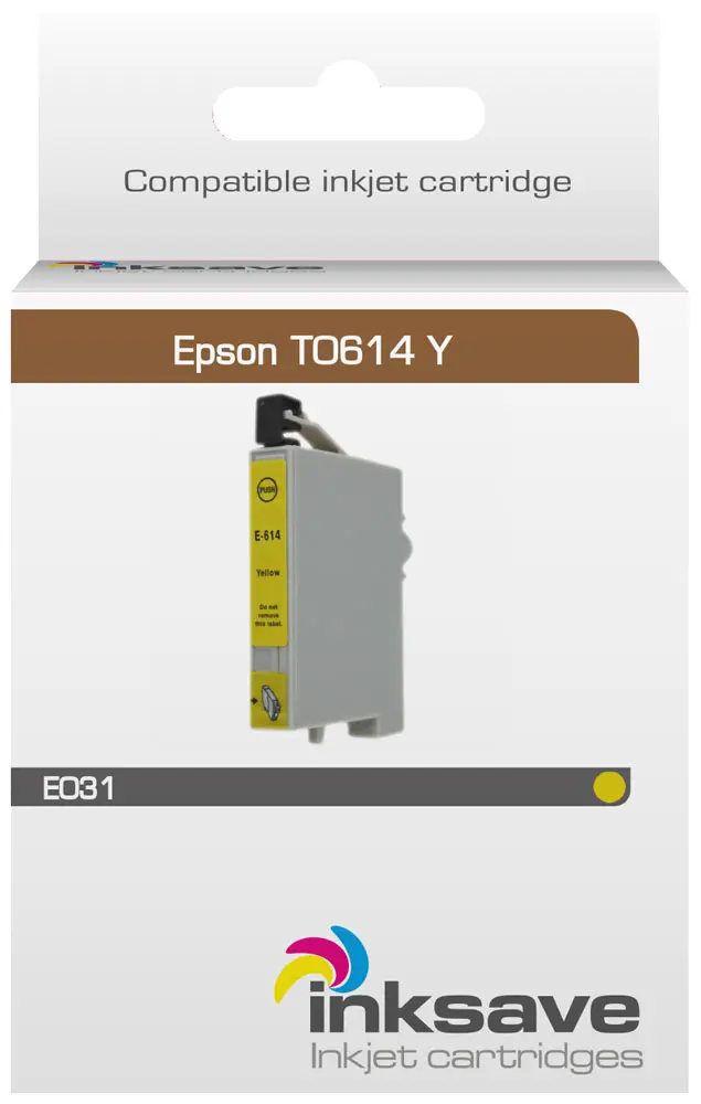 Inksave replacement for Epson T0614 Y