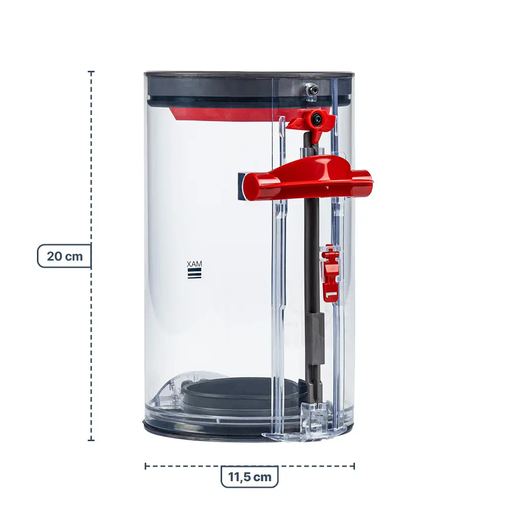 SQOON Dust container suitable for Dyson V10 (SV12) large 195mm.