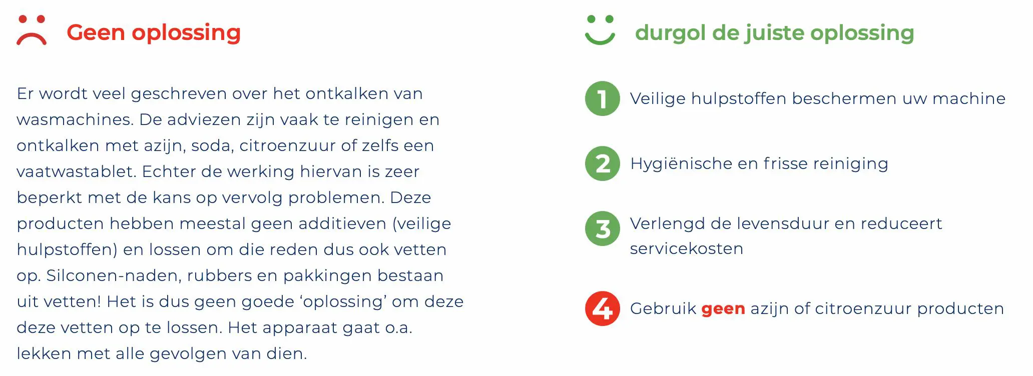 Durgol wasmachine reiniger & ontkalker