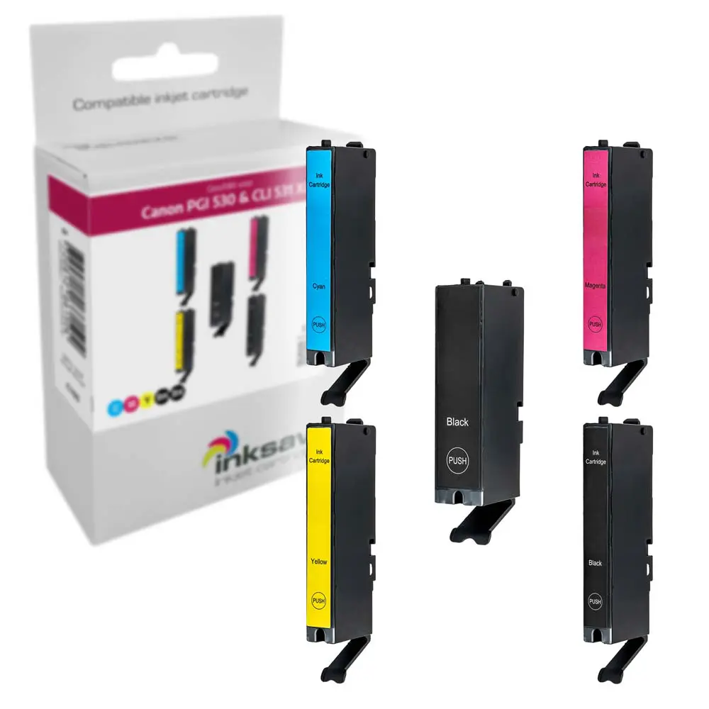 Inksave replacement for Canon PGI 530 & CLI 531 XL Multipack