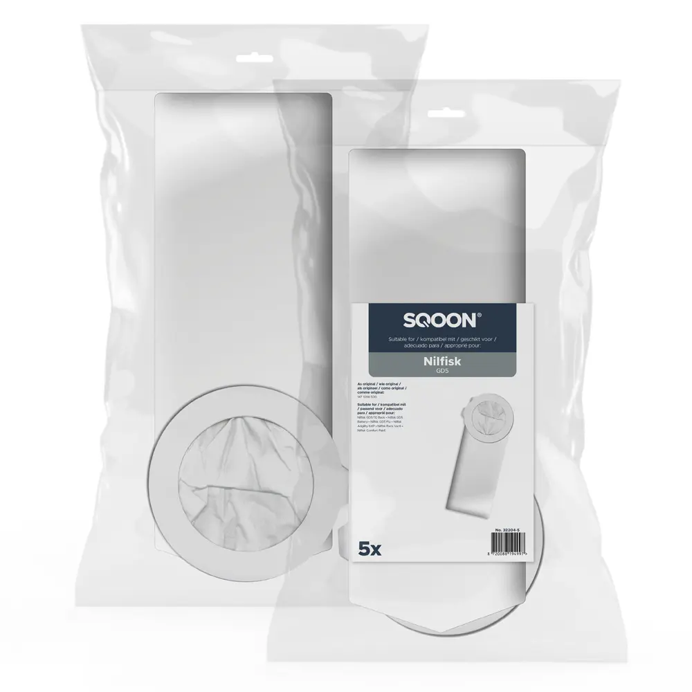 SQOON Vacuum cleaner bags suitable for Nilfisk GD5