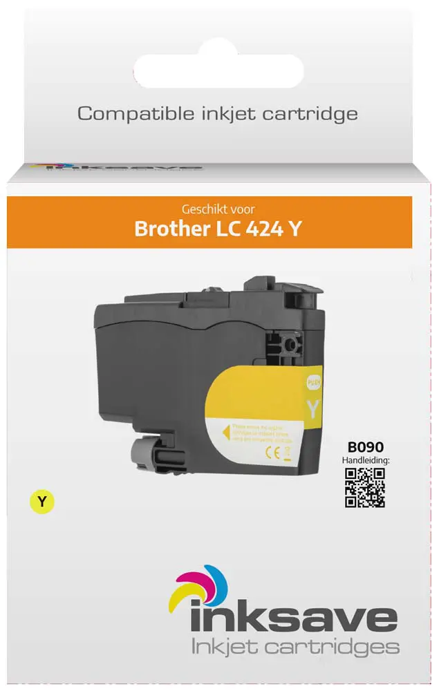 Inksave replacement for Brother LC 424 Y