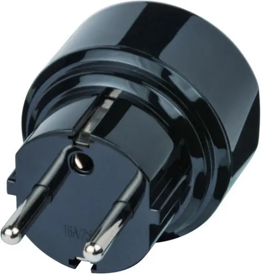 Travel plug Italy -> NL grounded