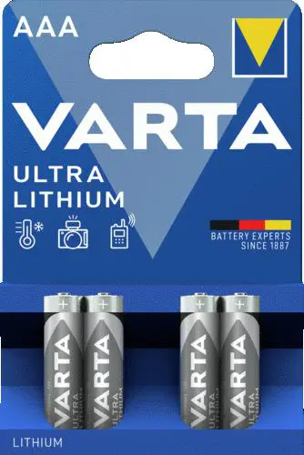 Varta AAA Ultra Lithium Blister 4